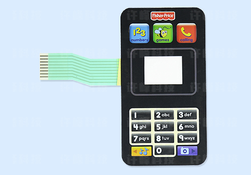 益智玩具薄膜按鍵